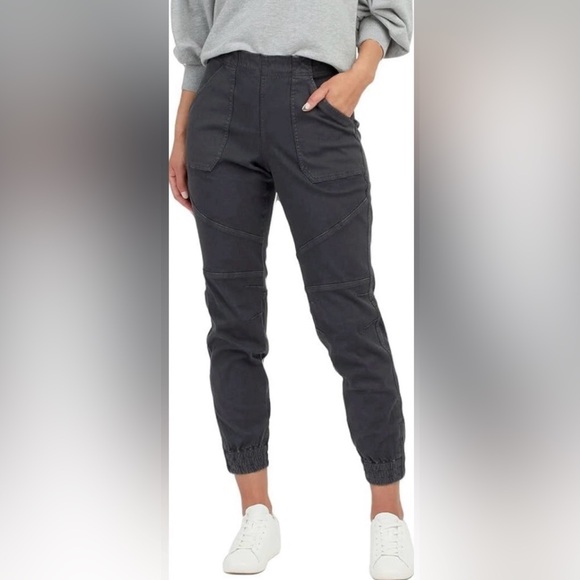 SPANX Stretch Twill Cargo Jogger Camo Gray color XL - Picture 12 of 12